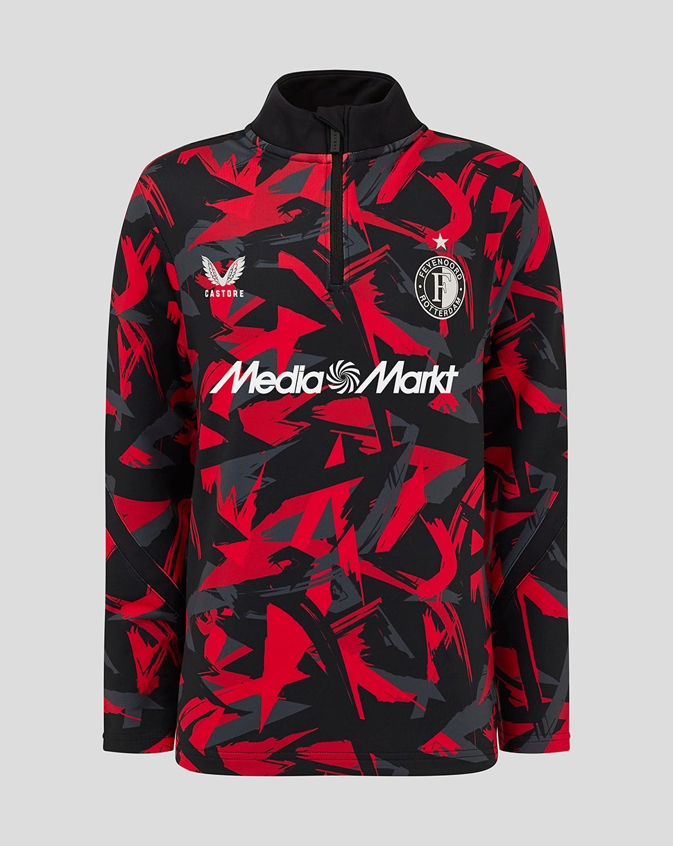 Feyenoord Matchday 1/4 Zip Top 2024-2025 - Junior