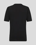 Back view of a black FEYENOORD core logo junior T-shirt