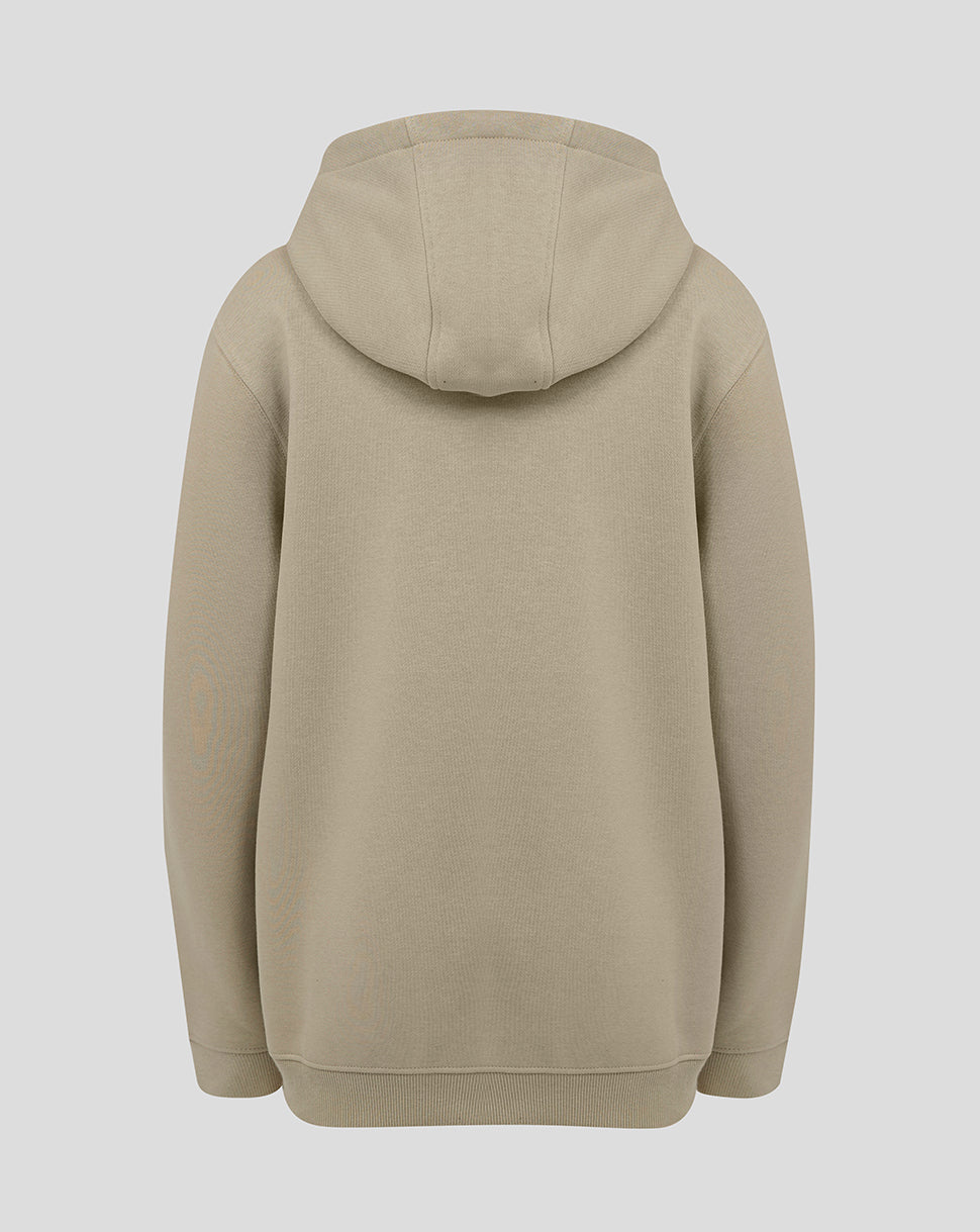 Feyenoord Contemporary Hoody - Junior - Taupe Gray