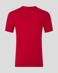 Back view of a red Feyenoord Core Crest T-shirt
