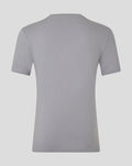 Back view of a light grey Feyenoord core logo T shirt for men.