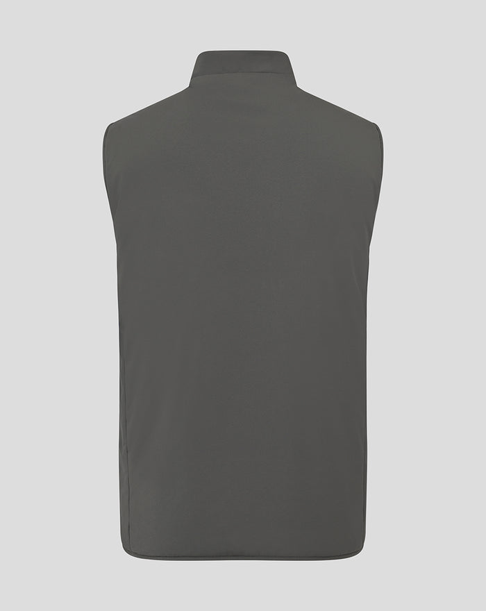 Back view of grey Feyenoord men's training gilet