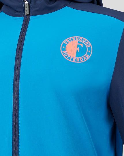 Feyenoord Players Travel Jacket with Hoodor - Junior