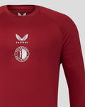 Feyenoord Casual T-shirt Met Lange Mouw - Mannen