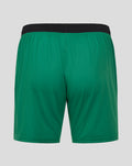 Rear view close-up of Feyenoord Pro Derde Short in green with black waistband