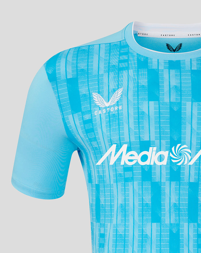 Feyenoord keeper home shirt 2024-2025 in blue with club crest and Castore logo.