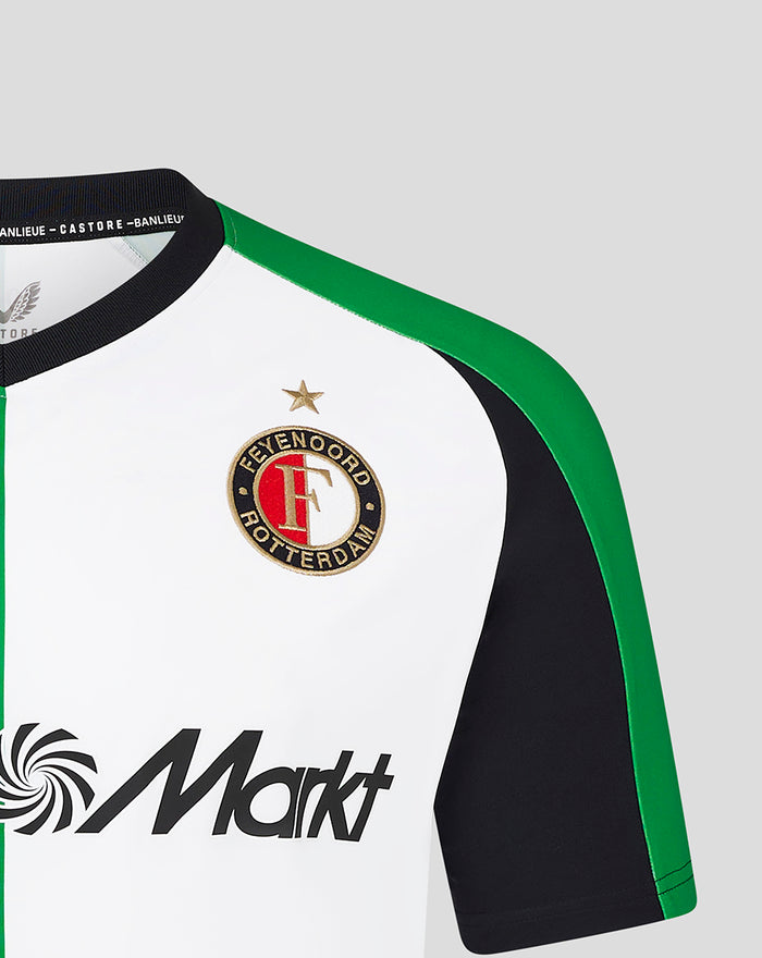 Front chest view featuring the Feyenoord crest and Makt sponsor on the Pro Third Shirt.