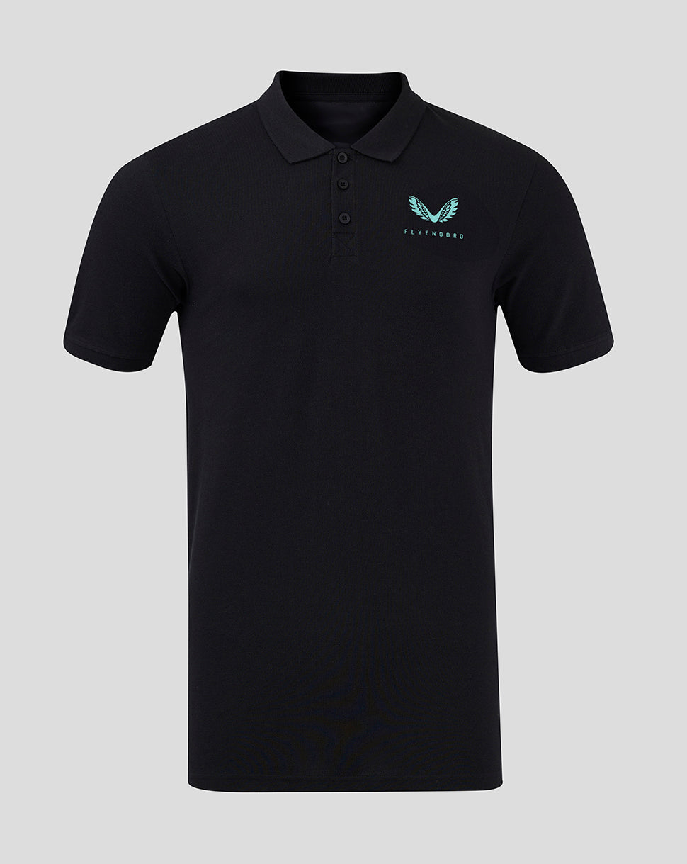 Feyenoord Travel Polo - Men - Black