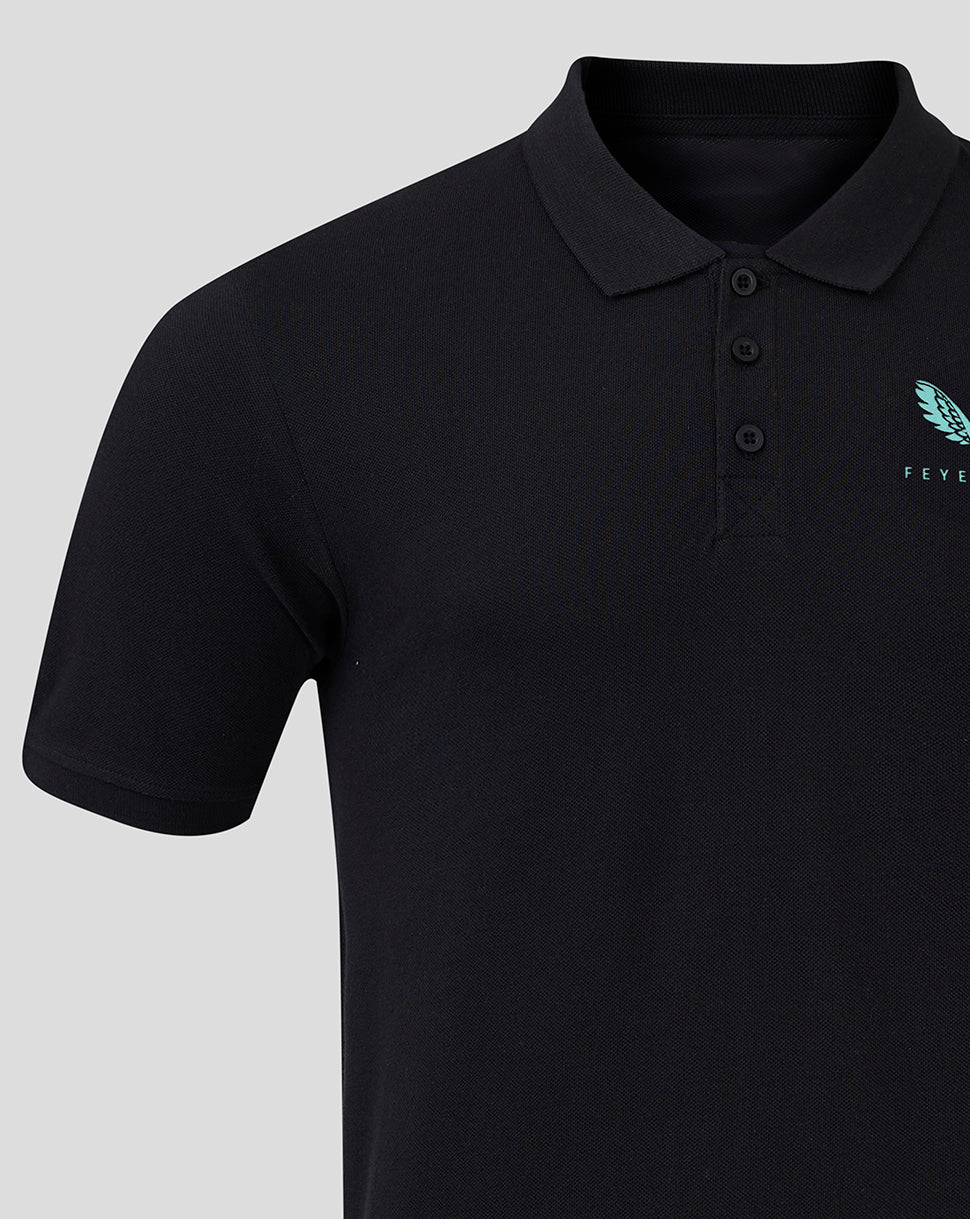 Feyenoord Travel Polo - Men - Black