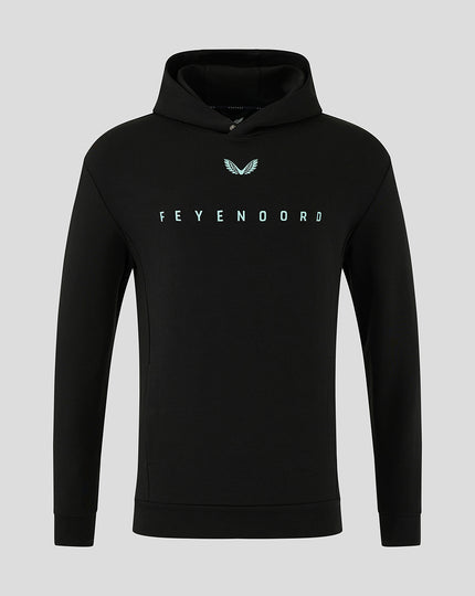 FEYENOORD TRAVEL HOODY - MANNEN - ZWART