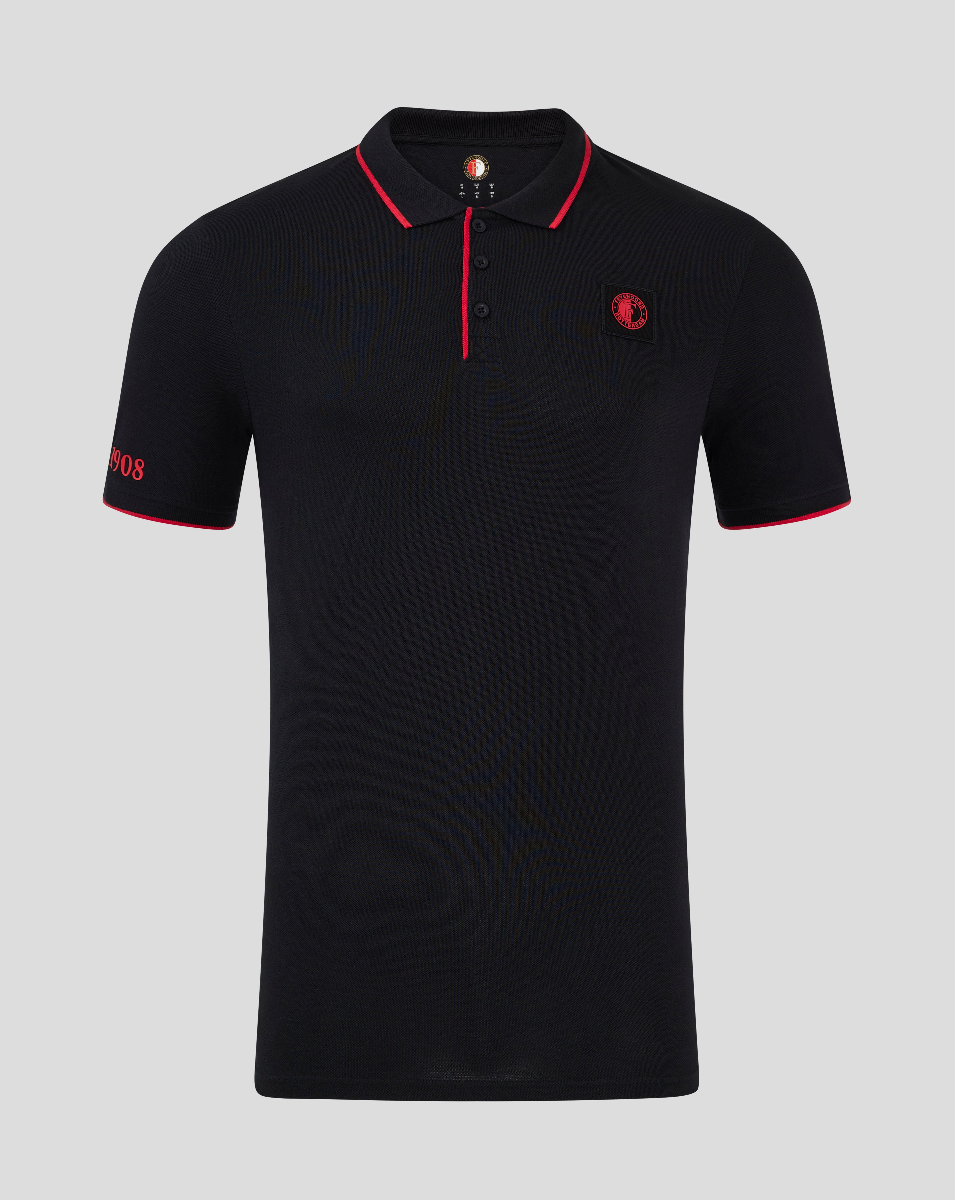 Feyenoord Classic Polo - Men - Black