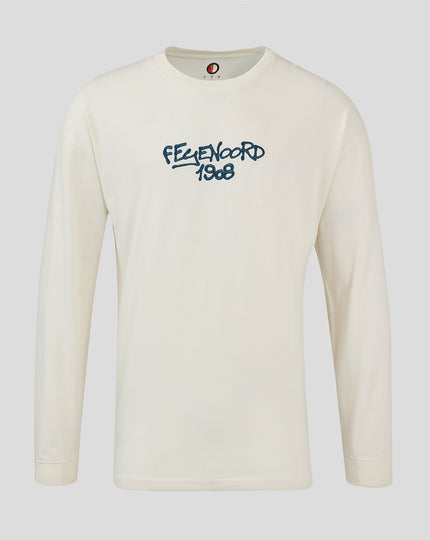 Feyenoord Contemporary T -shirt Long sleeves - Men - White