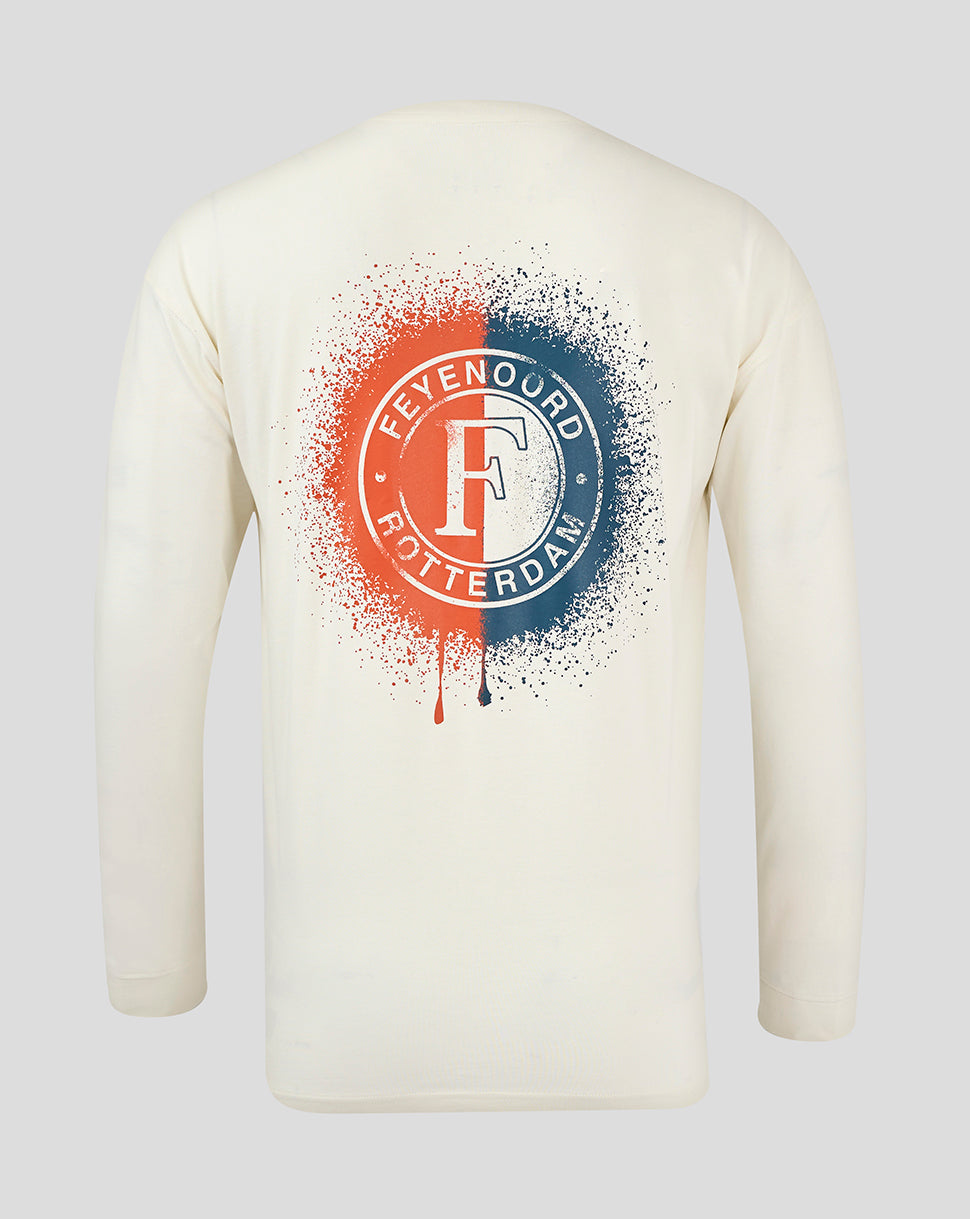 Feyenoord Contemporary T -shirt Long sleeves - Men - White