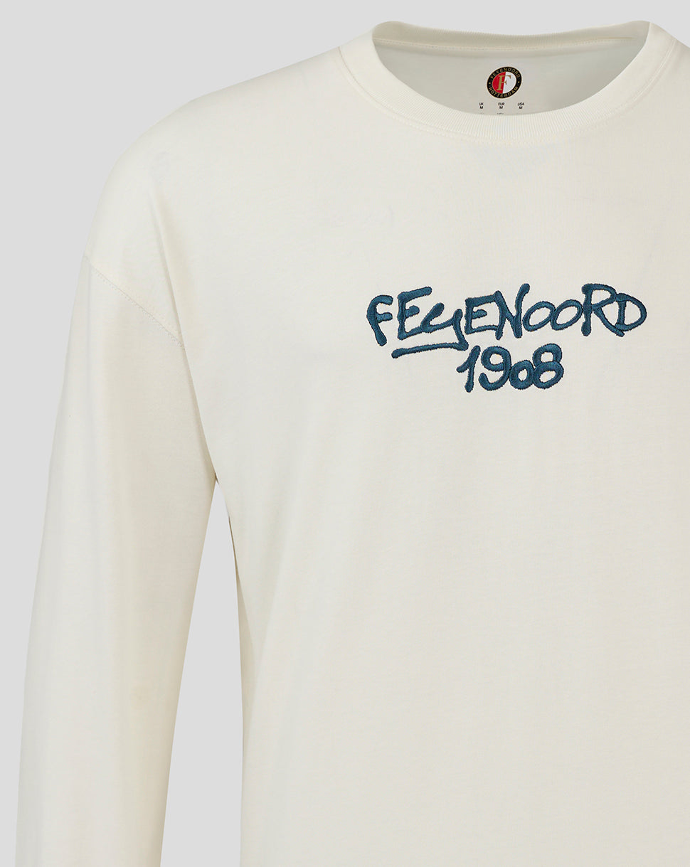 Feyenoord Contemporary T -shirt Long sleeves - Men - White