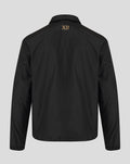Back view of black walkout jacket with gold XII roman numeral near the collar