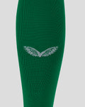 Green Feyenoord sock with white embroidered wing emblem