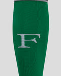 Green adult Feyenoord sock with white embroidered letter E