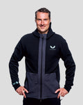 FEYENOORD HOODED TRAVEL JACKET - MEN - BLACK/GRAY