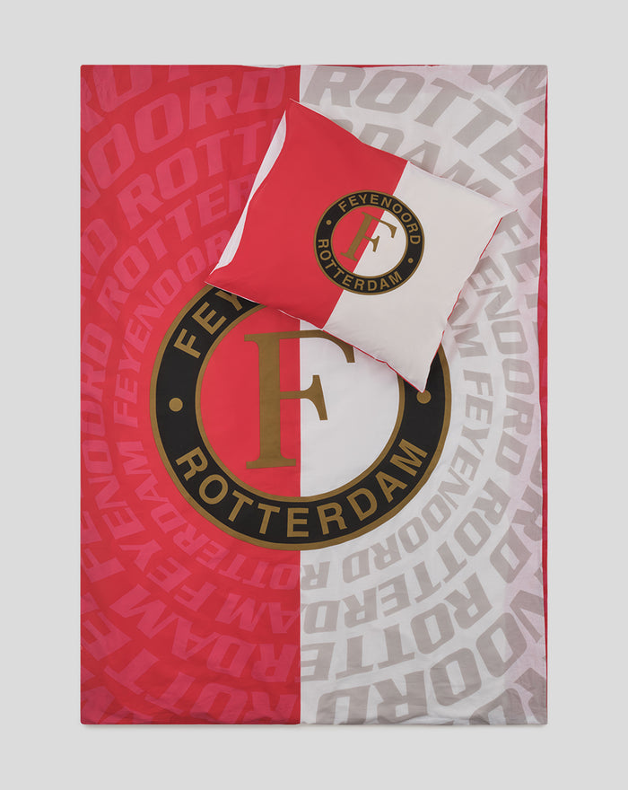 Feyenoord Dekbedovertrek met dubbele print