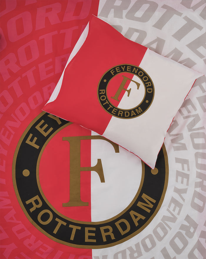 Feyenoord Dekbedovertrek met dubbele print